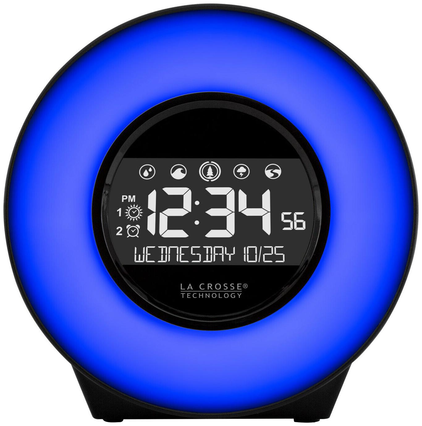 

c85135 La Crosse Technology Mood Light Alarm Clock