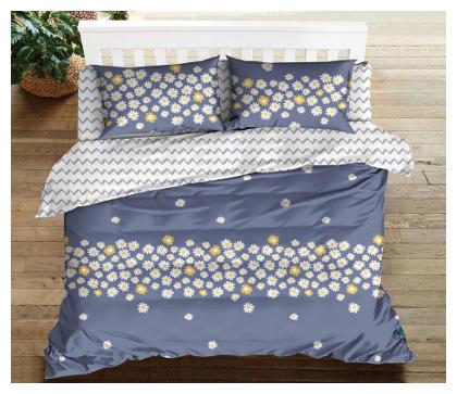

california Bedsheet Queen Size (3 Piece Combo Set of Double Queen Size Bedsheets with 2 Pillow Covers)
