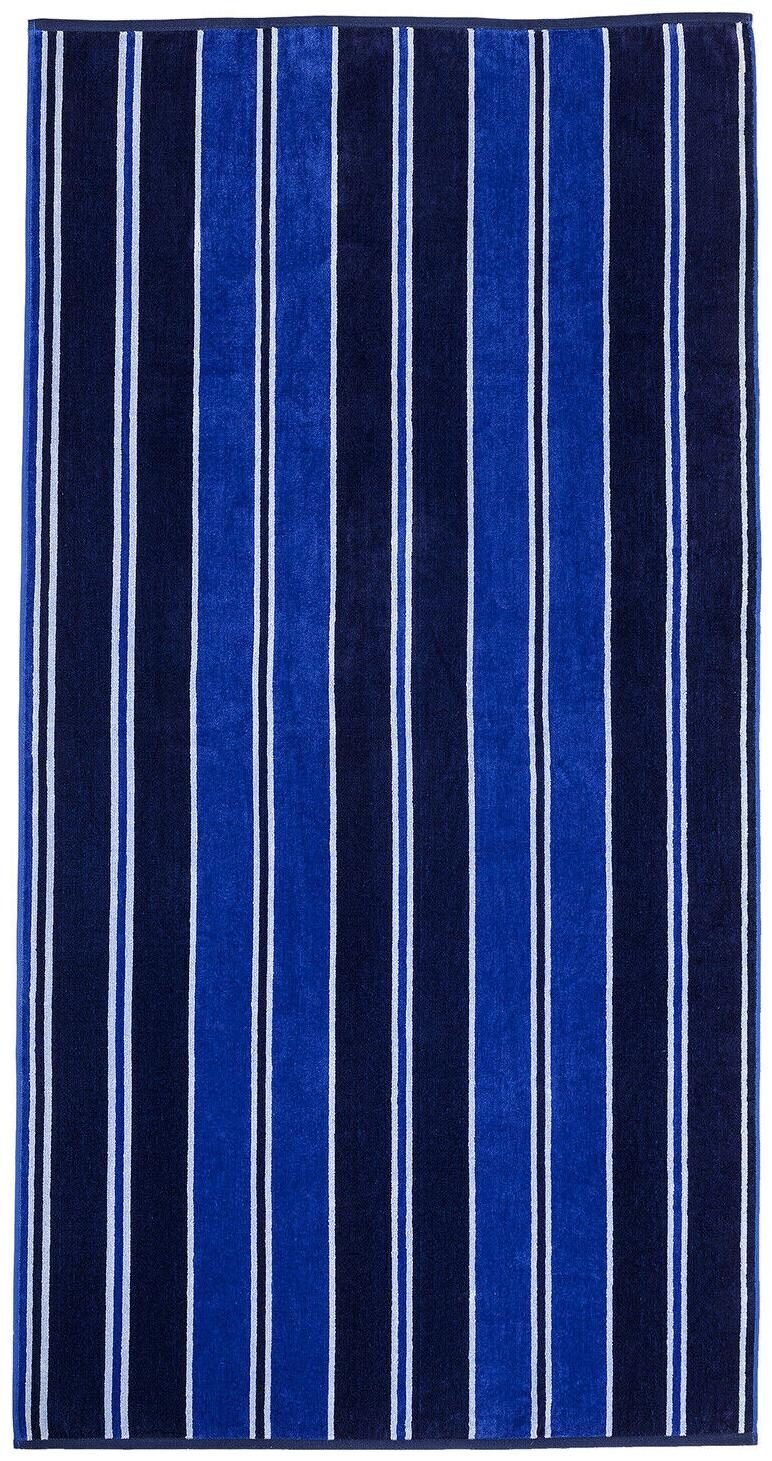 

Cameroon 100 Combed Cotton Oversized Stripes Beach Towel Blue