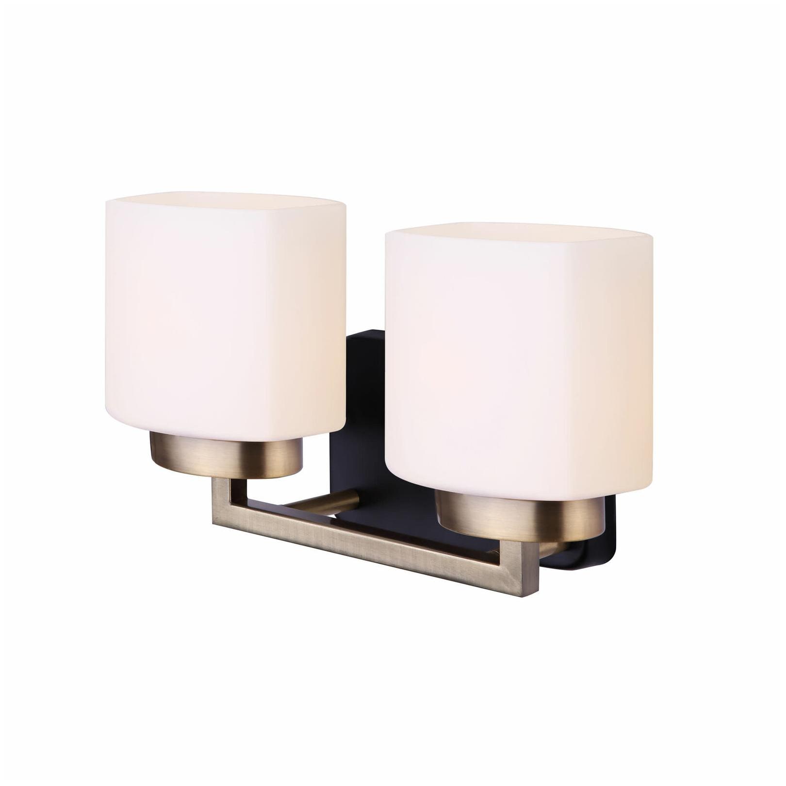 

Canarm IVL751A02 Gold Black Sutherland 2-Light 14 W Bathroom Vanity Light