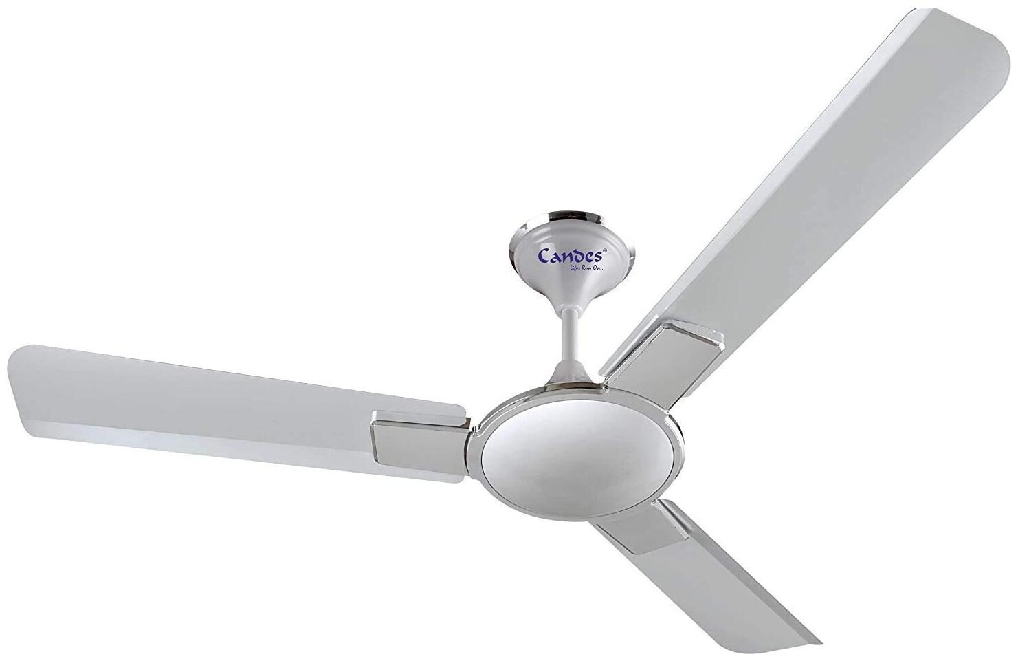 

Candes Admire 1200 MM 48 inch HIGH Speed ANTI-DUST Decorative (100 Copper) 400 RPM Ceiling Fan (White)