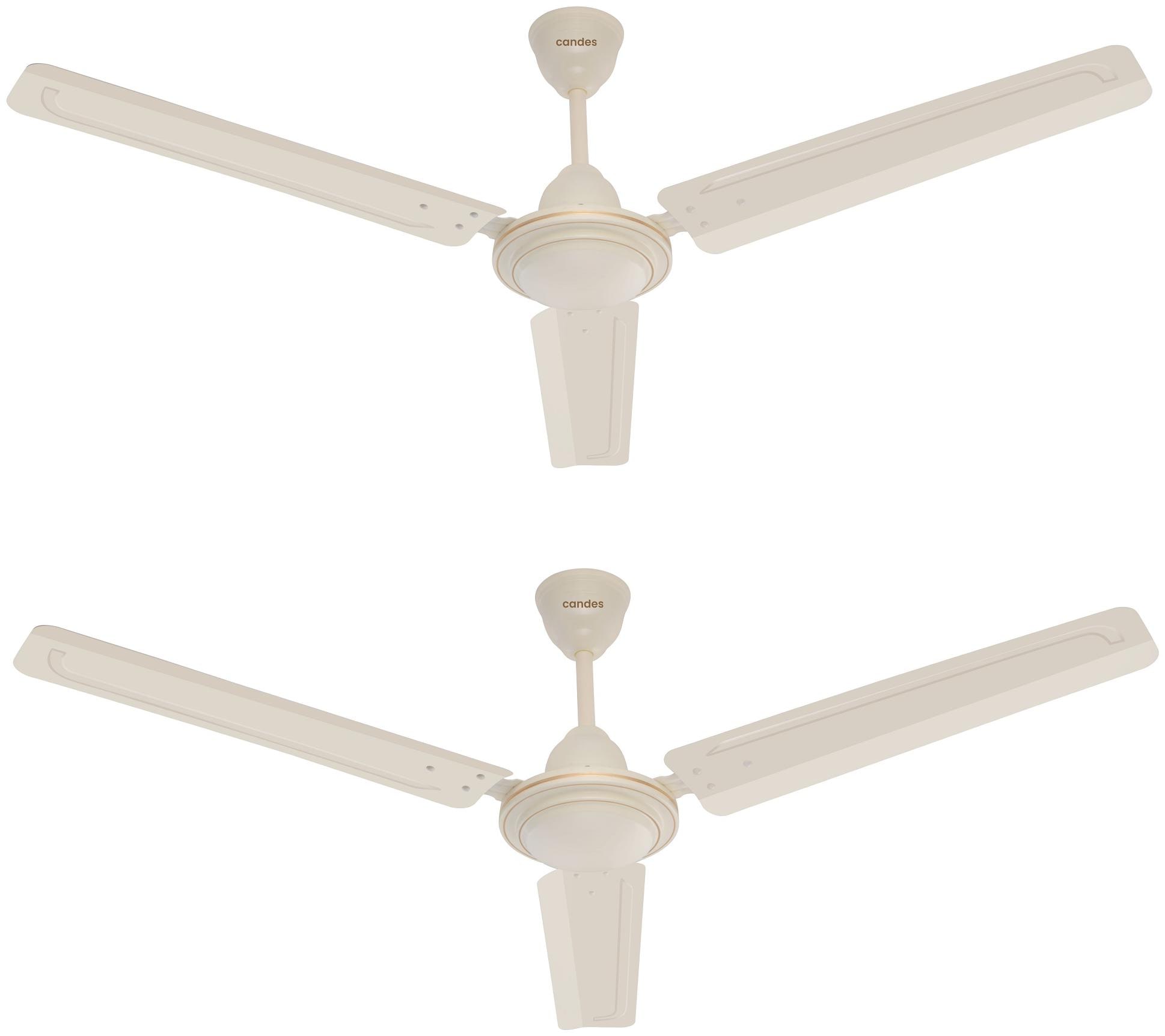 

Candes Breath 1200 mm Anti-Dust Ceiling Fan (Ivory Pack of 2)