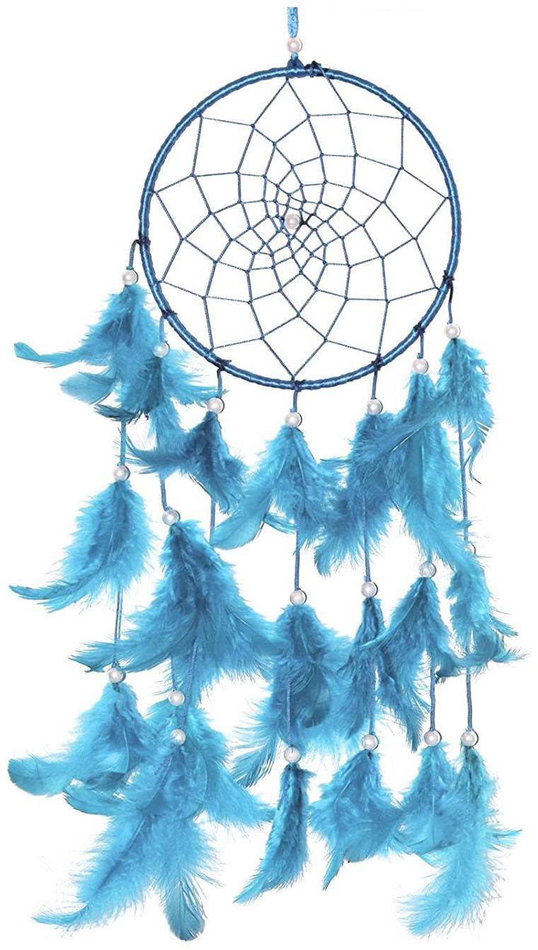 

Canwin Dream Catcher Wall Hanging Breeze Colour Handmade Size Size (Lxb) 45 X 15 Cm (Pack Of 1)