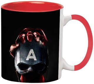 Captain America Ceramic Coffee Mug by Ashvah-MUG1446