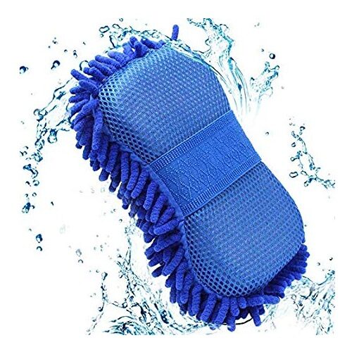 

Car Wash Sponge Glove Microfibre Cleaning Sponge Glove (Pack of 1) Assorted Color