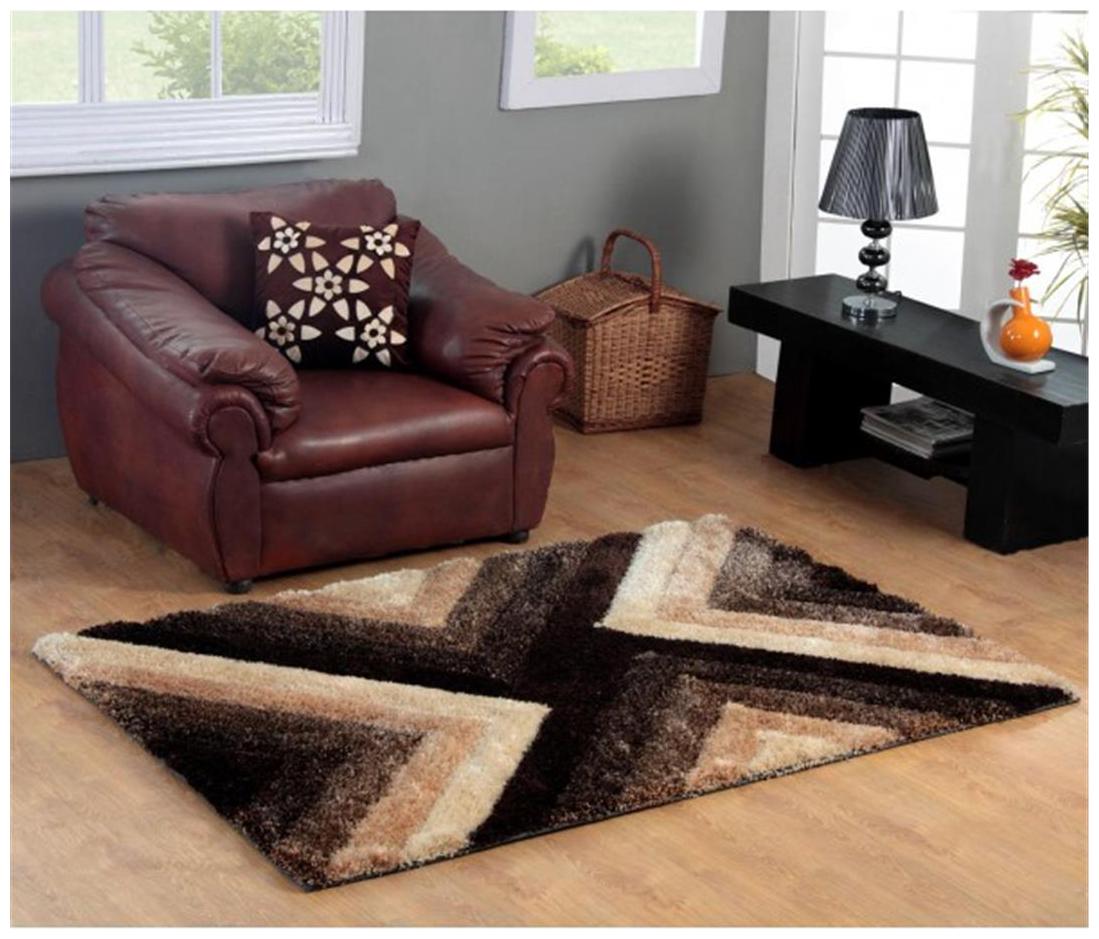 Buy Dizen Star 4D Polyester Shaggy Carpets(CARPET1263X5) Online at