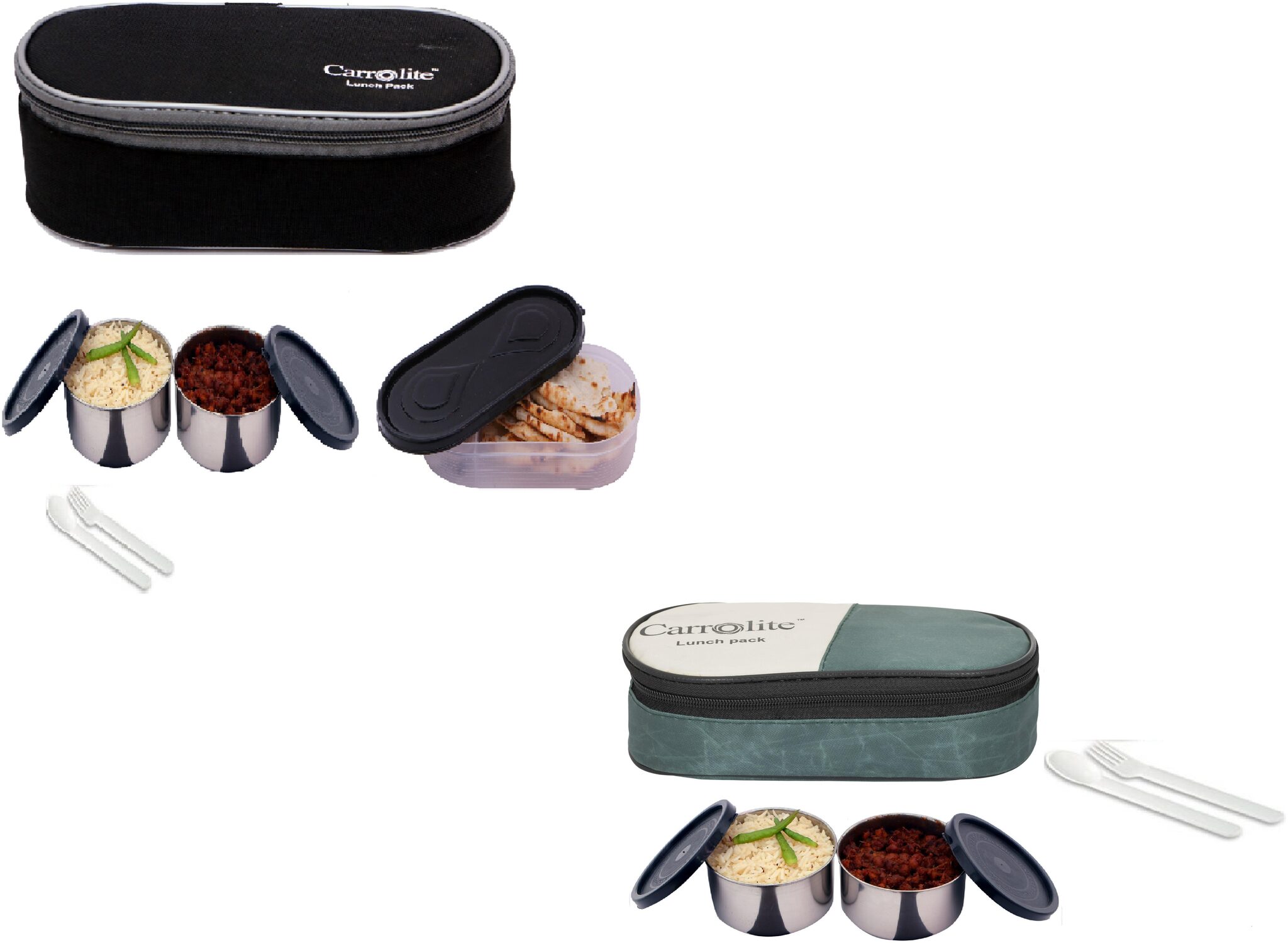 

Carrolite Multi Lunch box ( Set of 2 1050 ml )