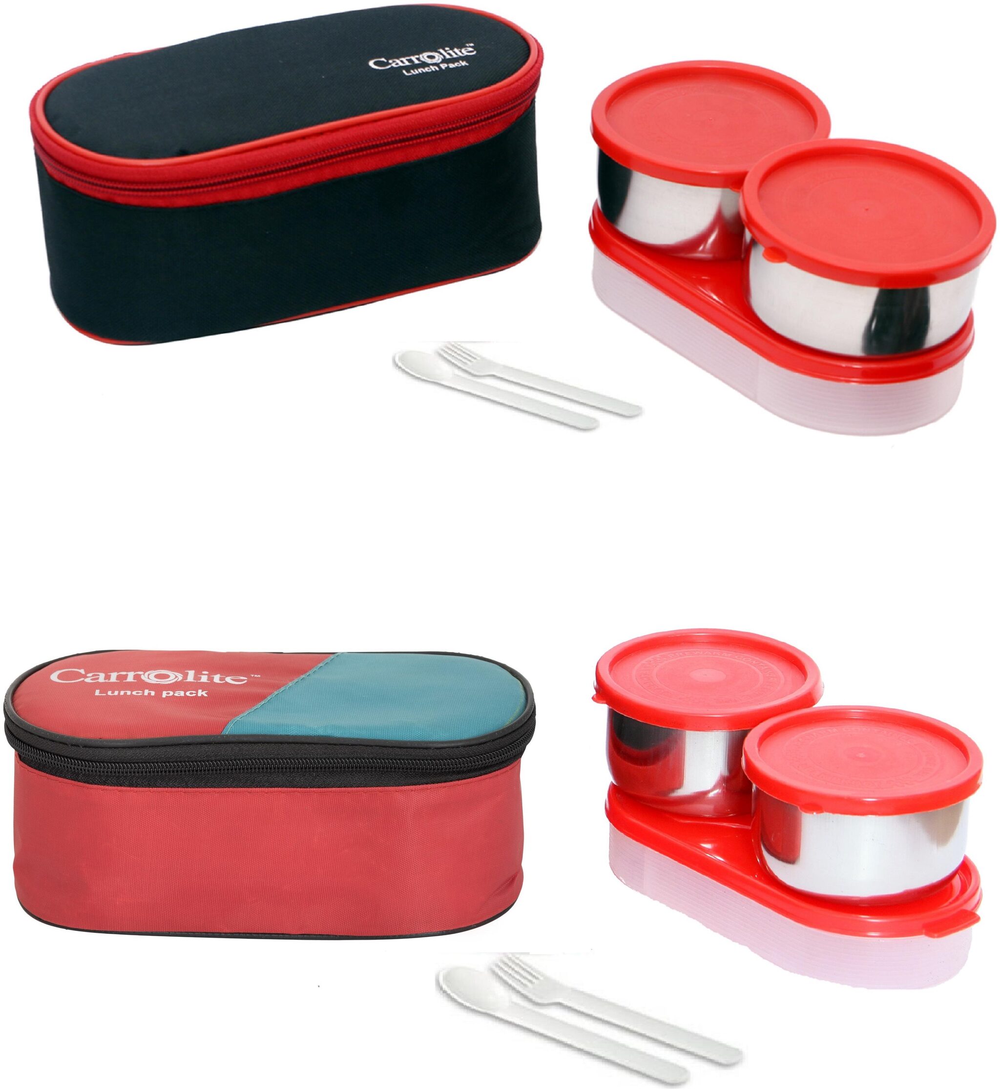 

Carrolite Multi Lunch box ( Set of 2 1050 ml )