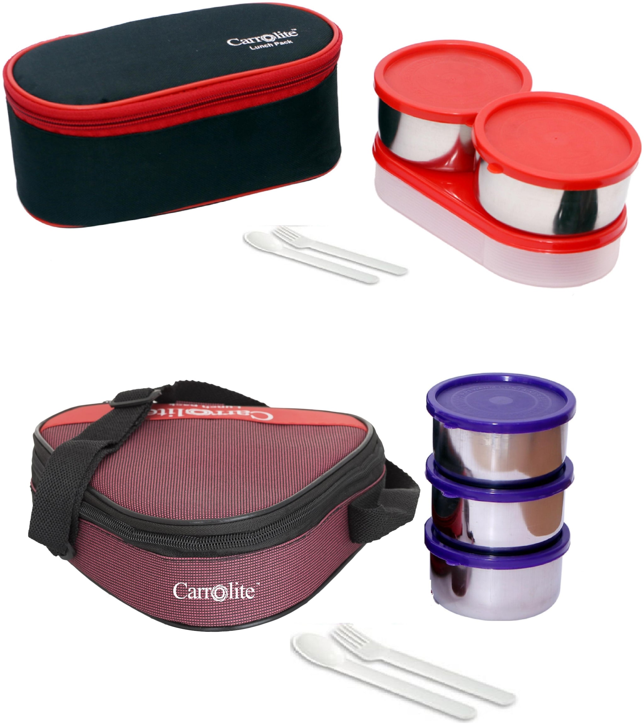 

Carrolite Multi Lunch box ( Set of 2 1000 ml )