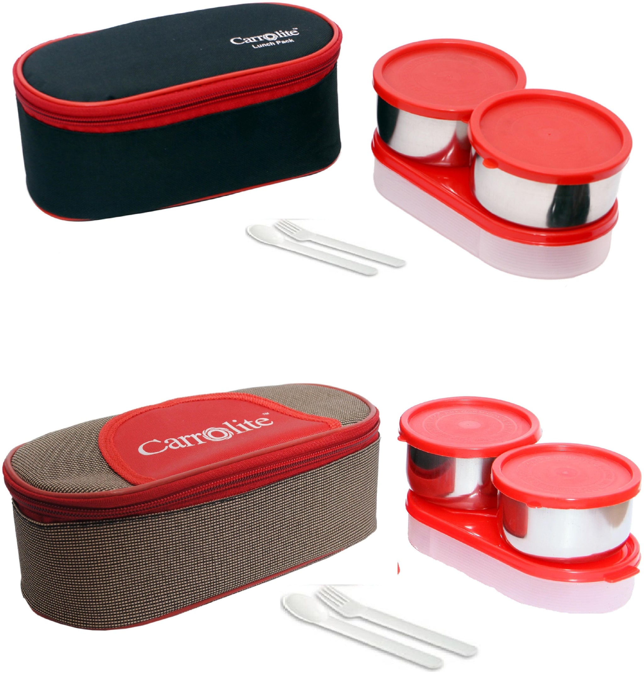 

Carrolite Multi Lunch box ( Set of 2 1050 ml )