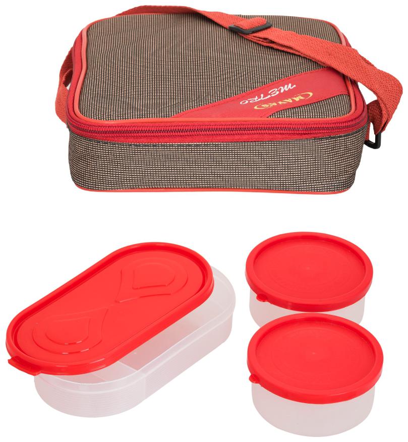 

Carrolite Assorted Lunch box ( Set of 1 650 ml )