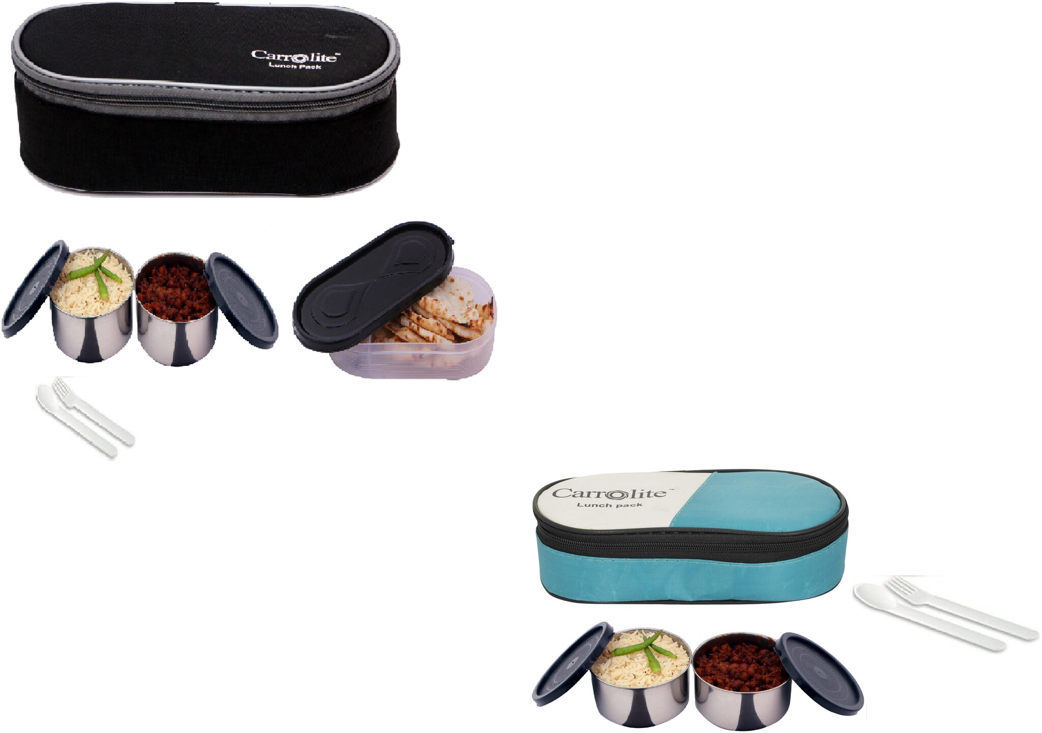 

Carrolite Multi Lunch box ( Set of 2 1050 ml )