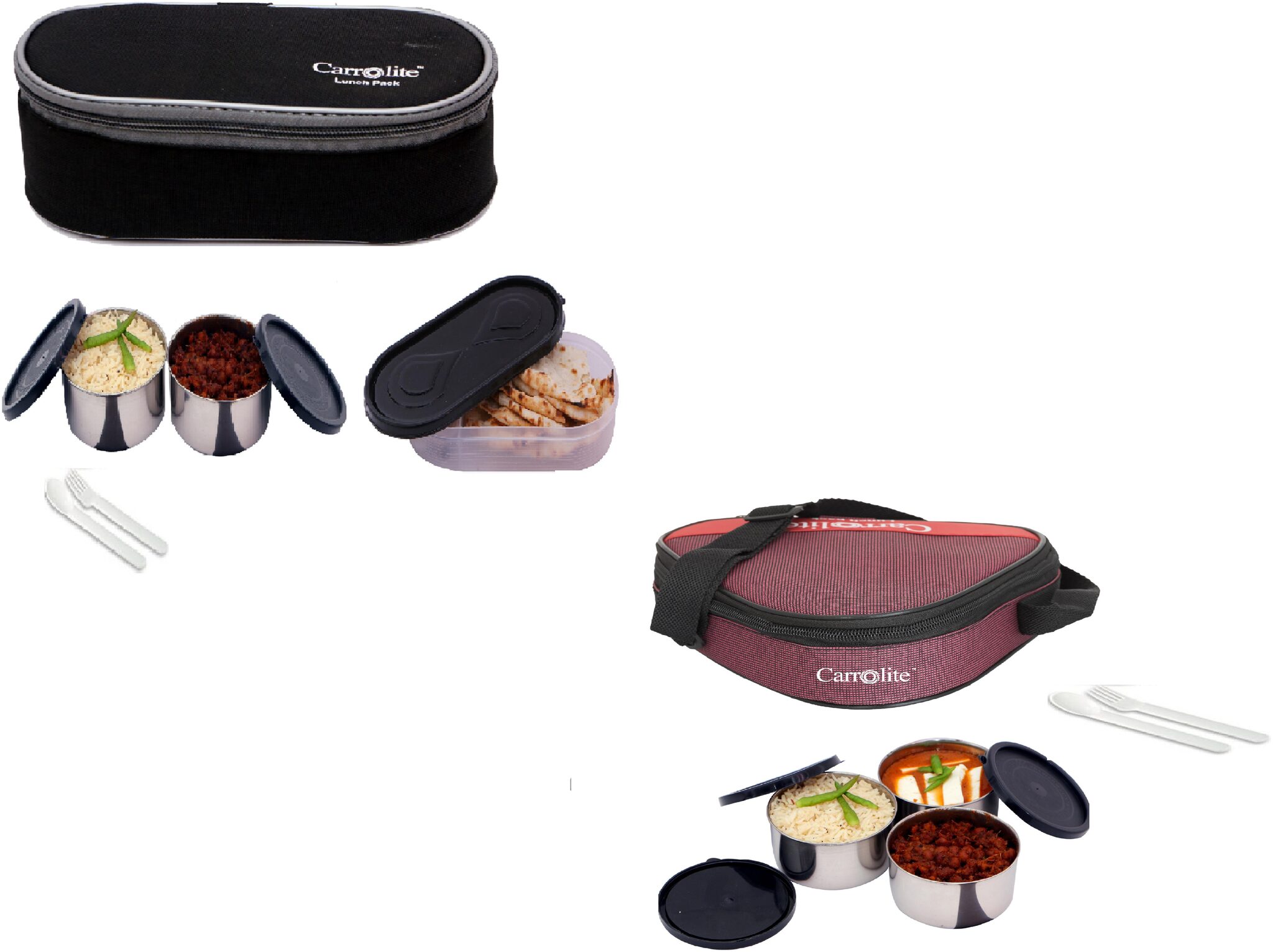

Carrolite Multi Lunch box ( Set of 2 1250 ml )