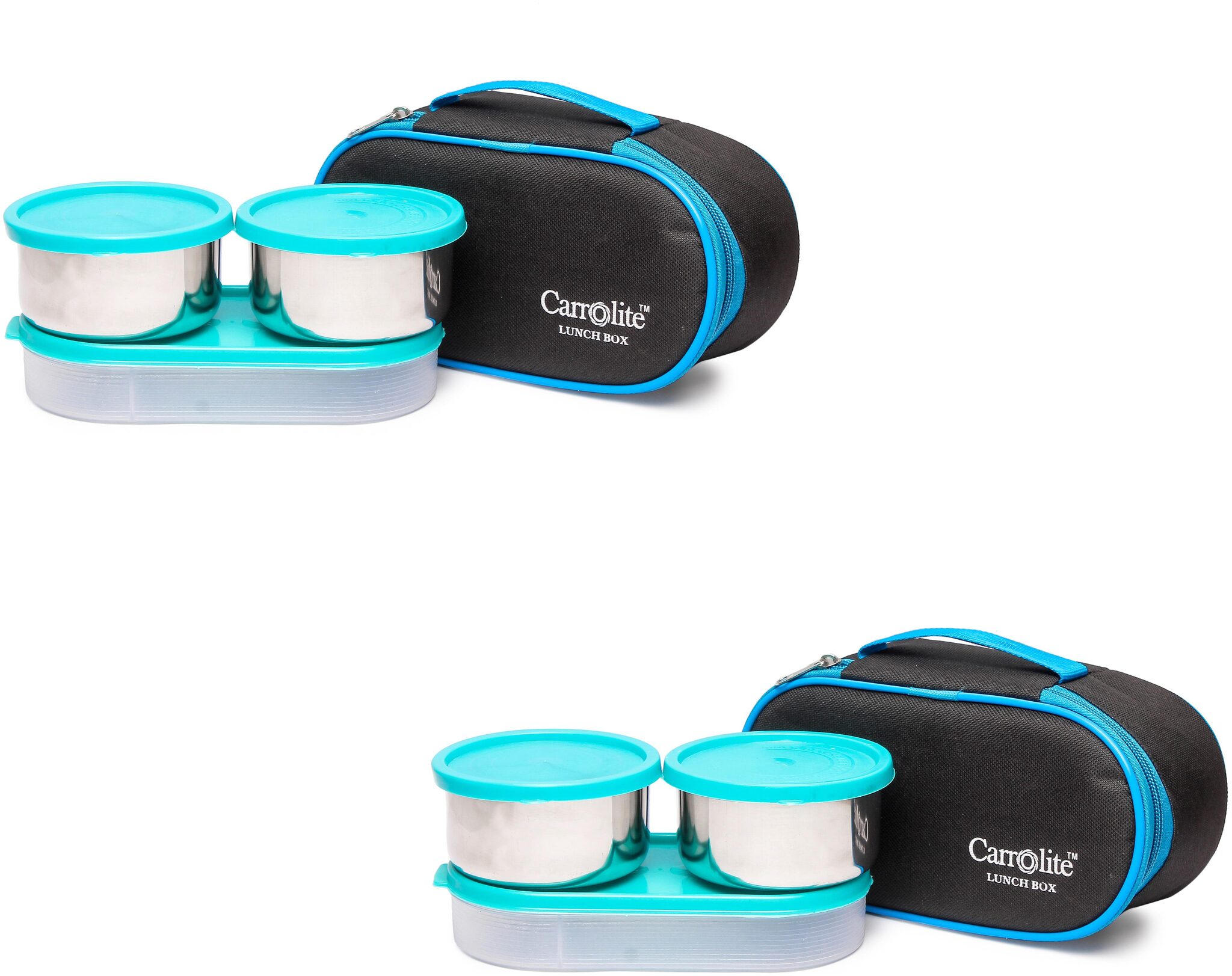 

Carrolite Multi 6 Containers Lunch box ( Set of 2 1300 ml )
