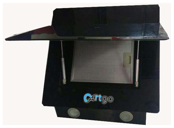 

Cartgo Wall and Ceiling Mounted 60 cm 1000 m3 h Black Chimney