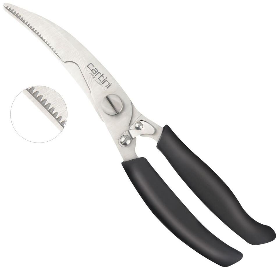 

Cartini Godrej Fish Scissors Stainless Steel (AISI 420J2)