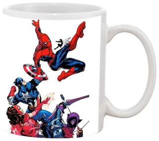 Cartoon Spiderman Coffee Mug - Birthday Gift for Kids - Mug-1803