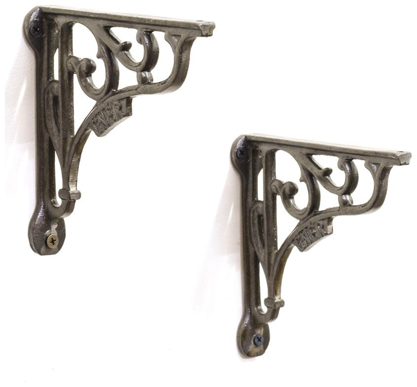 

Casa Decor Antique Elax Wall Bracket for Wall Shleves Home D cor - Set of 2