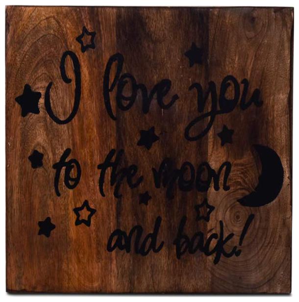 

Casa Decor Love Note Wooden Wall Art Quote