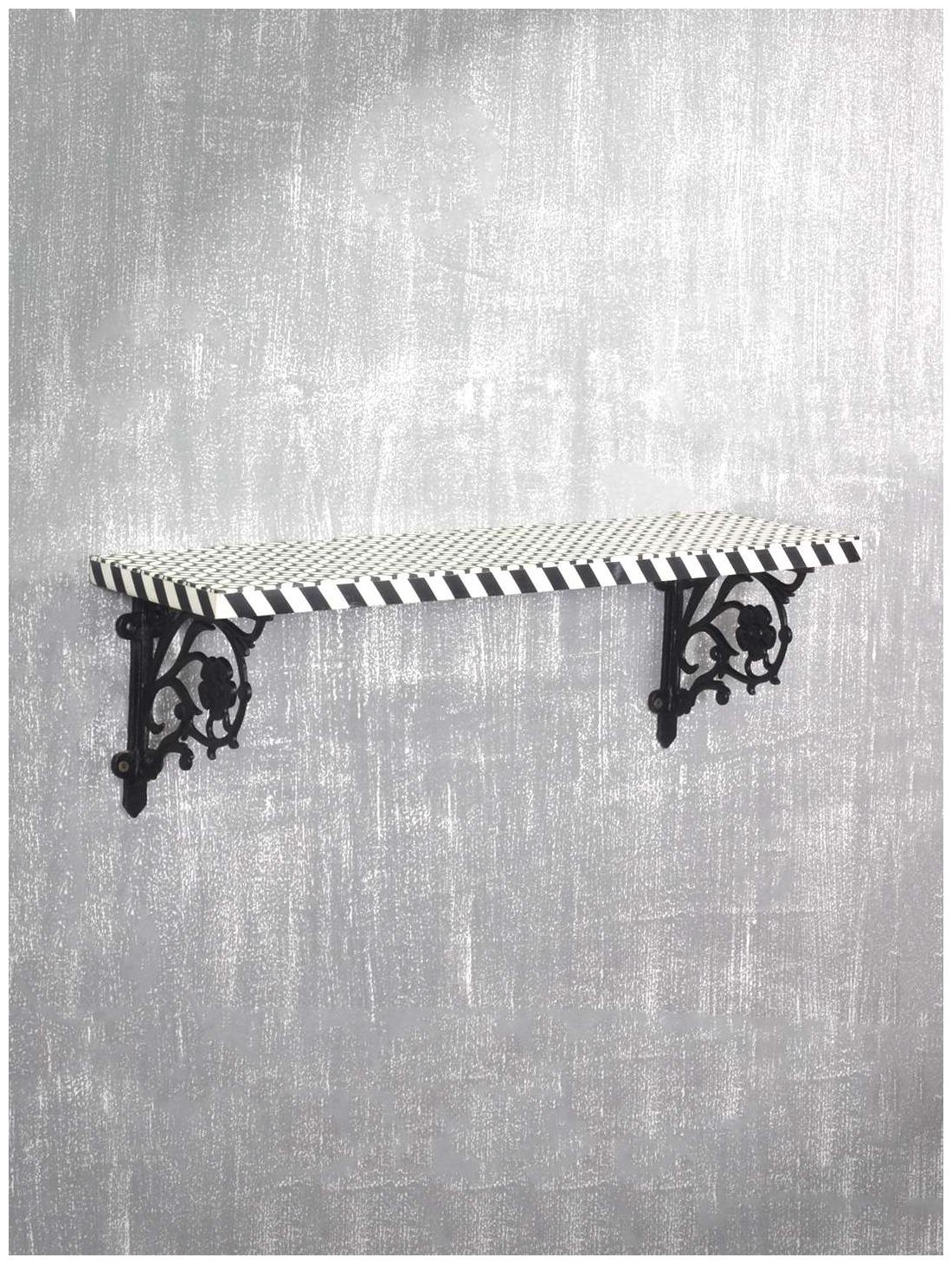 

Casa Decor Psychotomic Pattern Decorative Wall Hanging Bracket Shelf Shelves for Living Room Bed Room Decoration