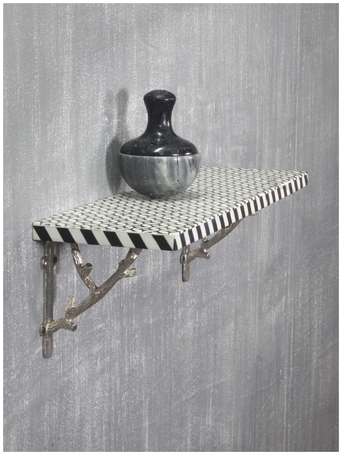 

Casa Decor Psychotomic Pattern Decorative Wall Hanging Bracket Shelf Shelves for Living Room Bed Room Decoration