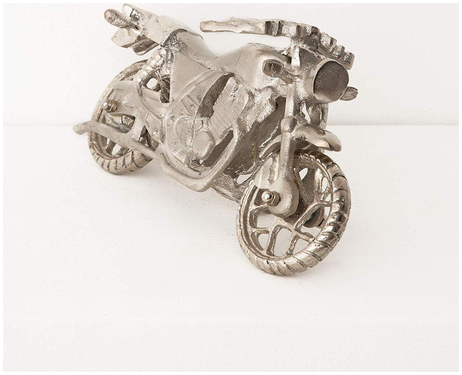 

Casa Decor Road Master Metal Artifact Figurines Showpiece for Living Room Drawing Room Bedroom Shelf Showcase Table Home Decor and Gift