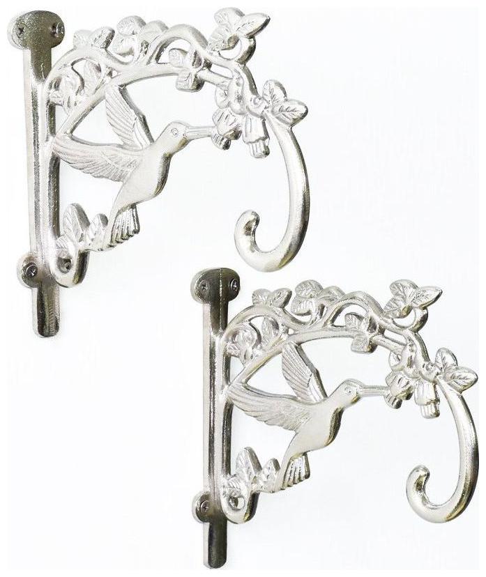 

Casa Decor Silver Bird Affair Wall Bracket for Wall Shleves Home Decor - Set of 2