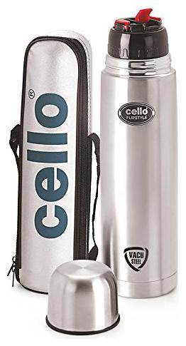 

Cello 500 ml Stainless Steel Thermosteel Flask ( Silver )