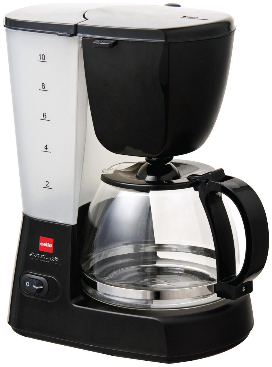 

Cello Infusio 200 1000 W Coffee Maker (Black White)