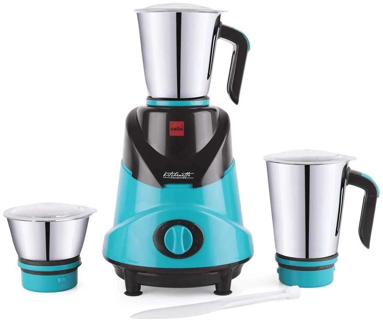 

Cello ERTIGA 750 PRO 750 W 750 W Mixer Grinder ( Black 3 Jars )