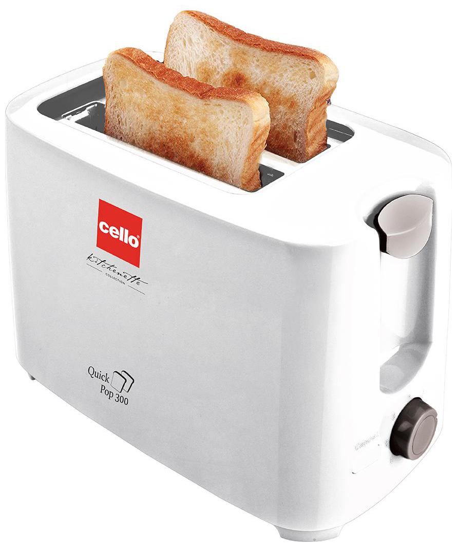 

Cello POP UP 300 2 Slices 700 Pop-Up Toaster - White
