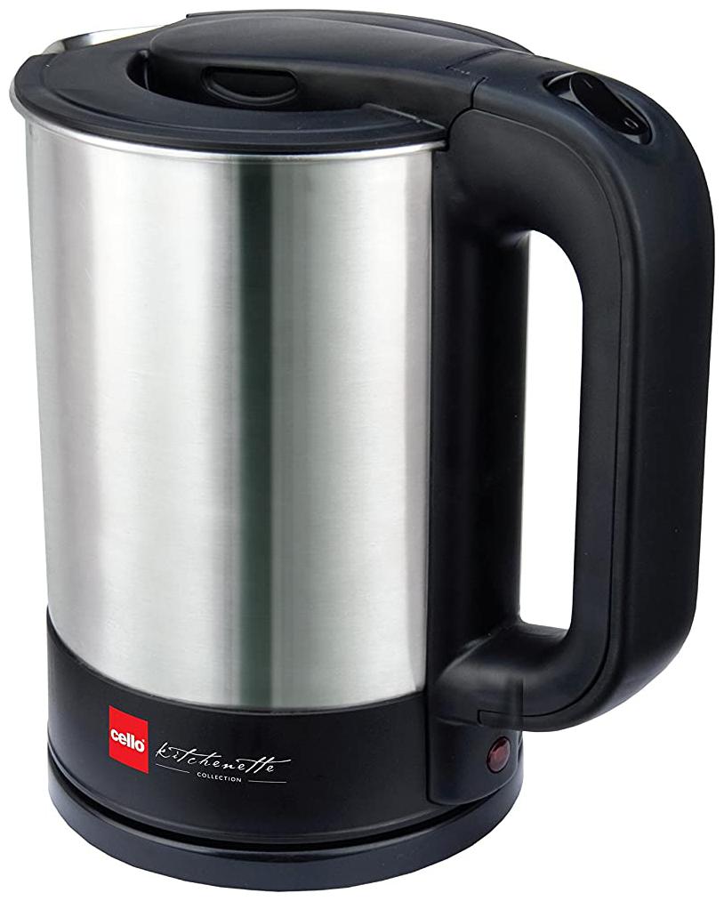 

Cello QB 800 1 7 L Black Silver Electric Kettle ( 2000 W )