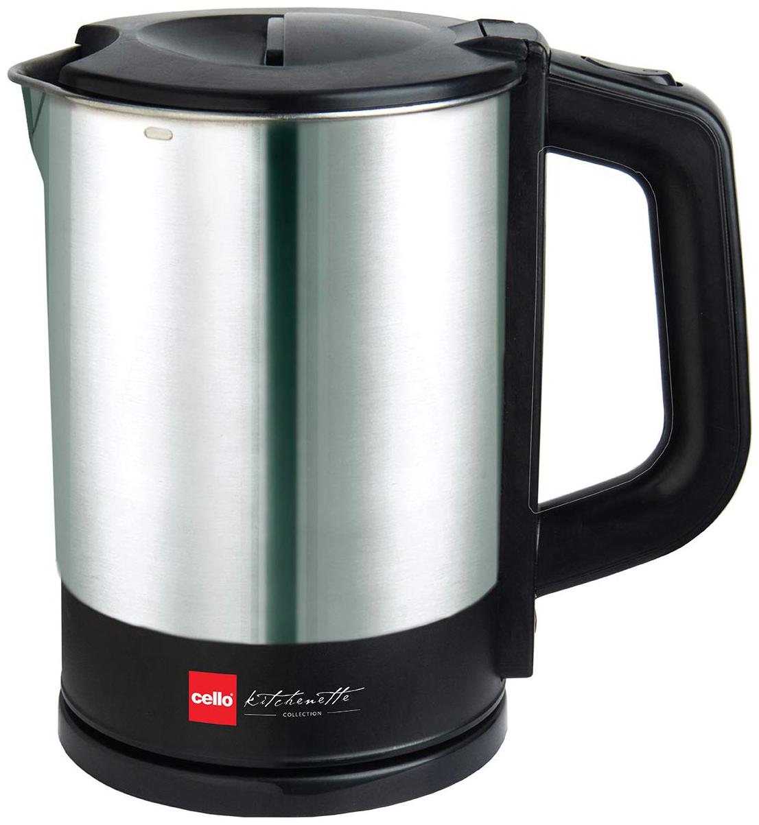 

Cello QB 900 1 L Black Silver Electric Kettle ( 1200 W )