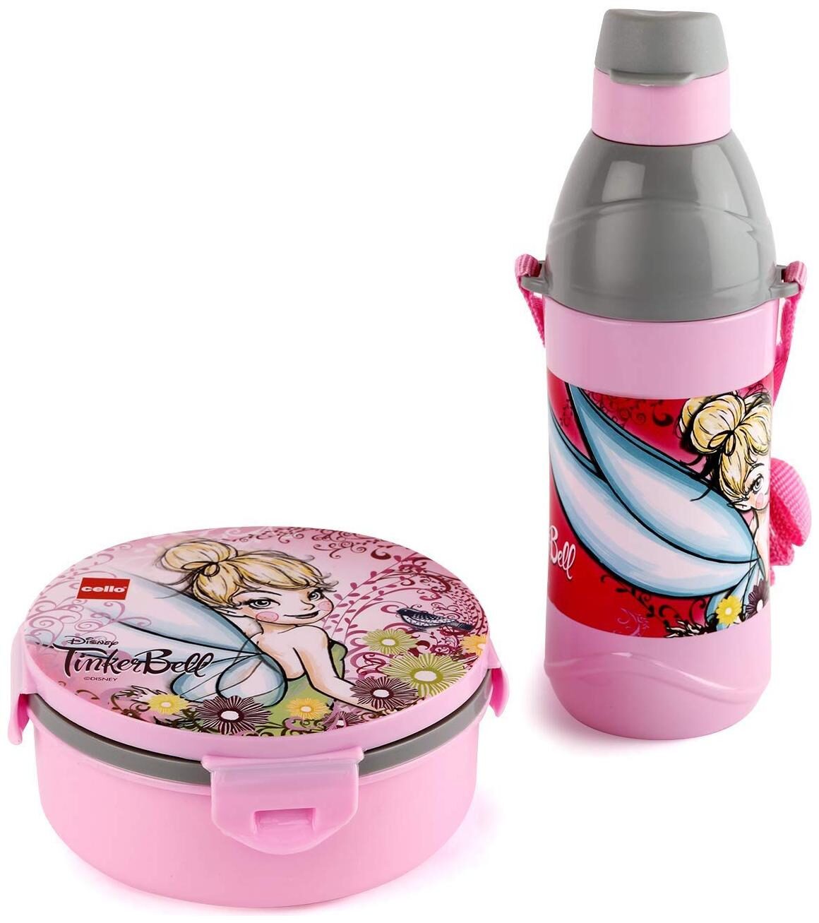 

Cello Tiffy Gift Set Insulated Lunch Box Water Bottle Inner Steel -Set of 2