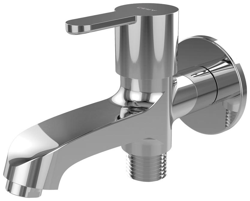 

Cera Wall Mount Brass Wall Taps ( Knob Controlled )