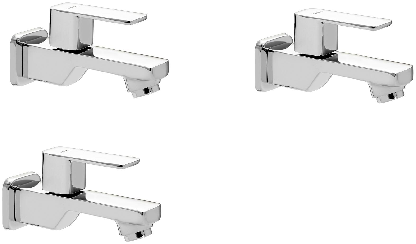 

CERA - Bib Cock with Wall Flange and Aerator Set of 3 pcs (Type - Ruby)
