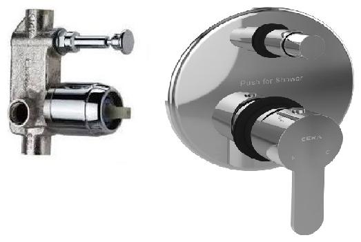 

Cera Wall Mount Brass Divertors ( Handle Controlled )