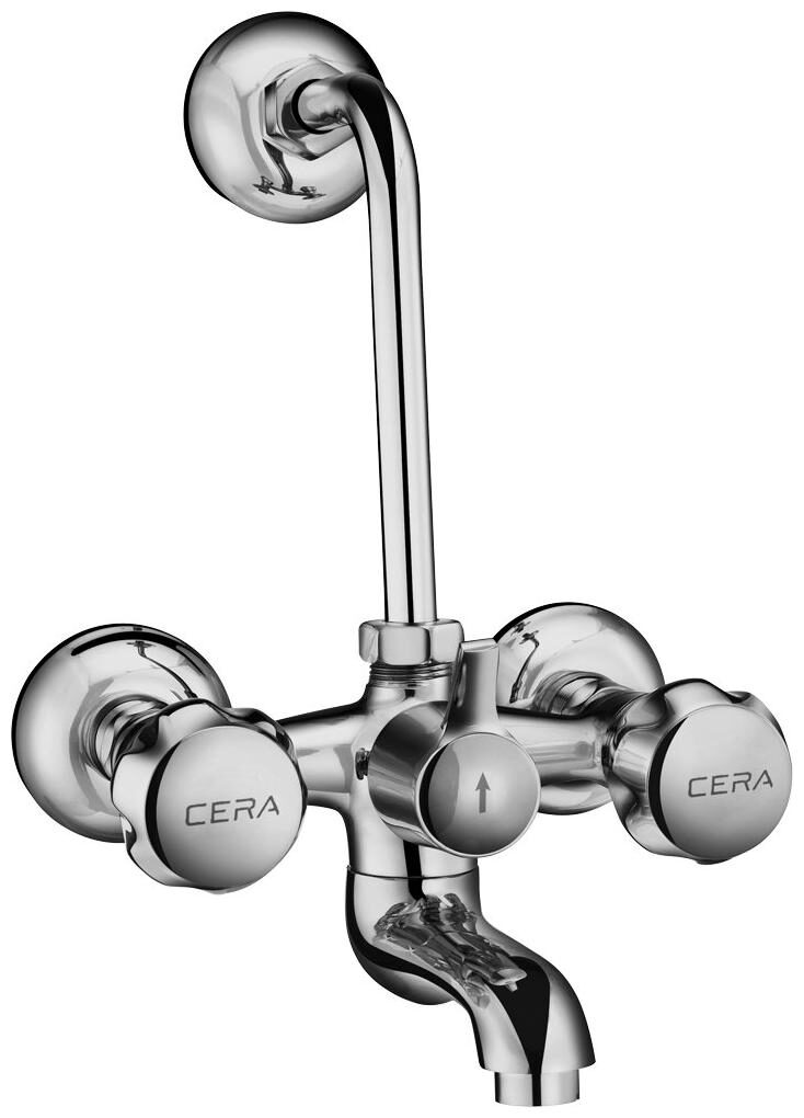 

Cera Ocean Quarter Turn Fittings Wall Mixer (Chrome Finish)