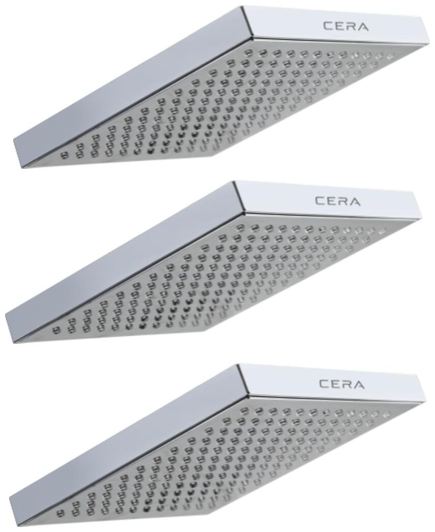 

CERA - Overhead rain shower square 150 x 150 mm (6 x 6 ) Set of 3 pcs