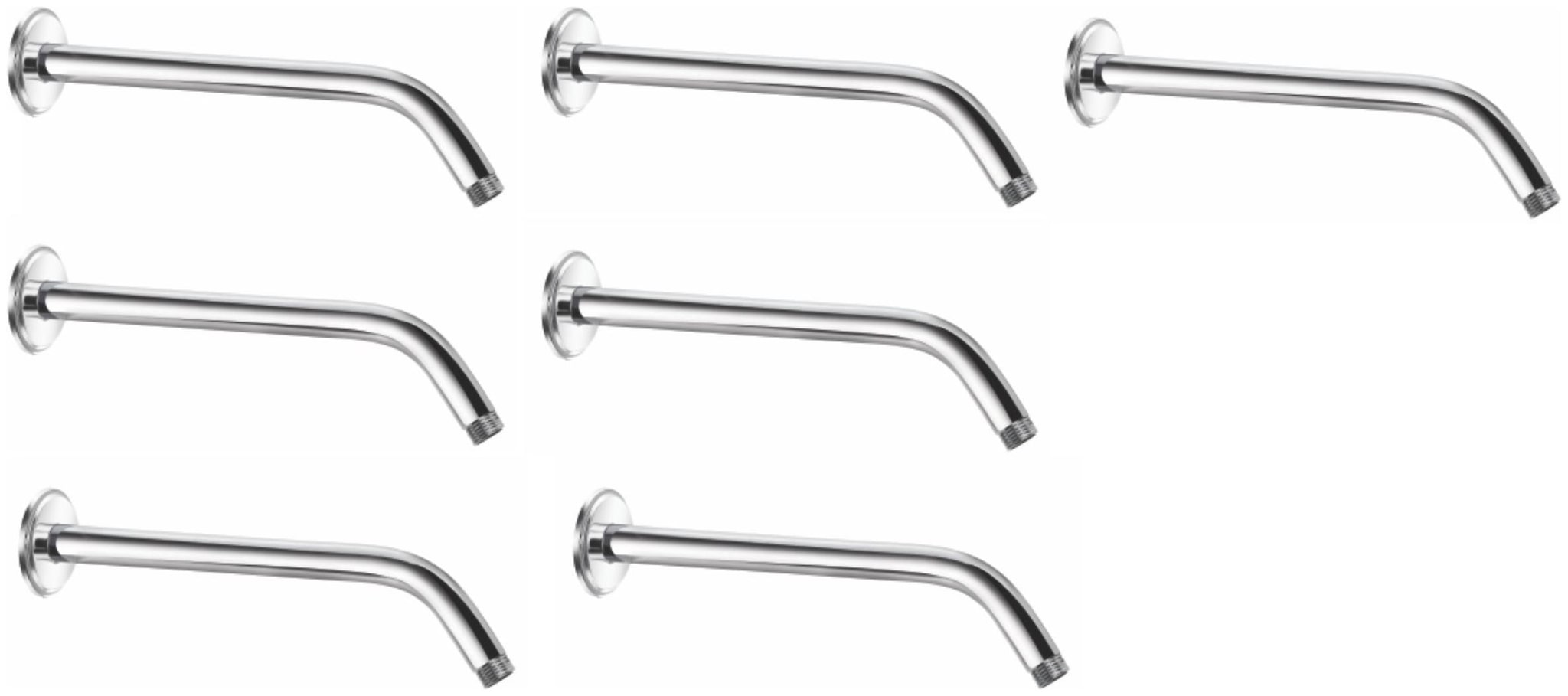 

CERA - Overhead Shower Arm 305 MM (12 inch) with Wall Flanges Set of 7 pcs