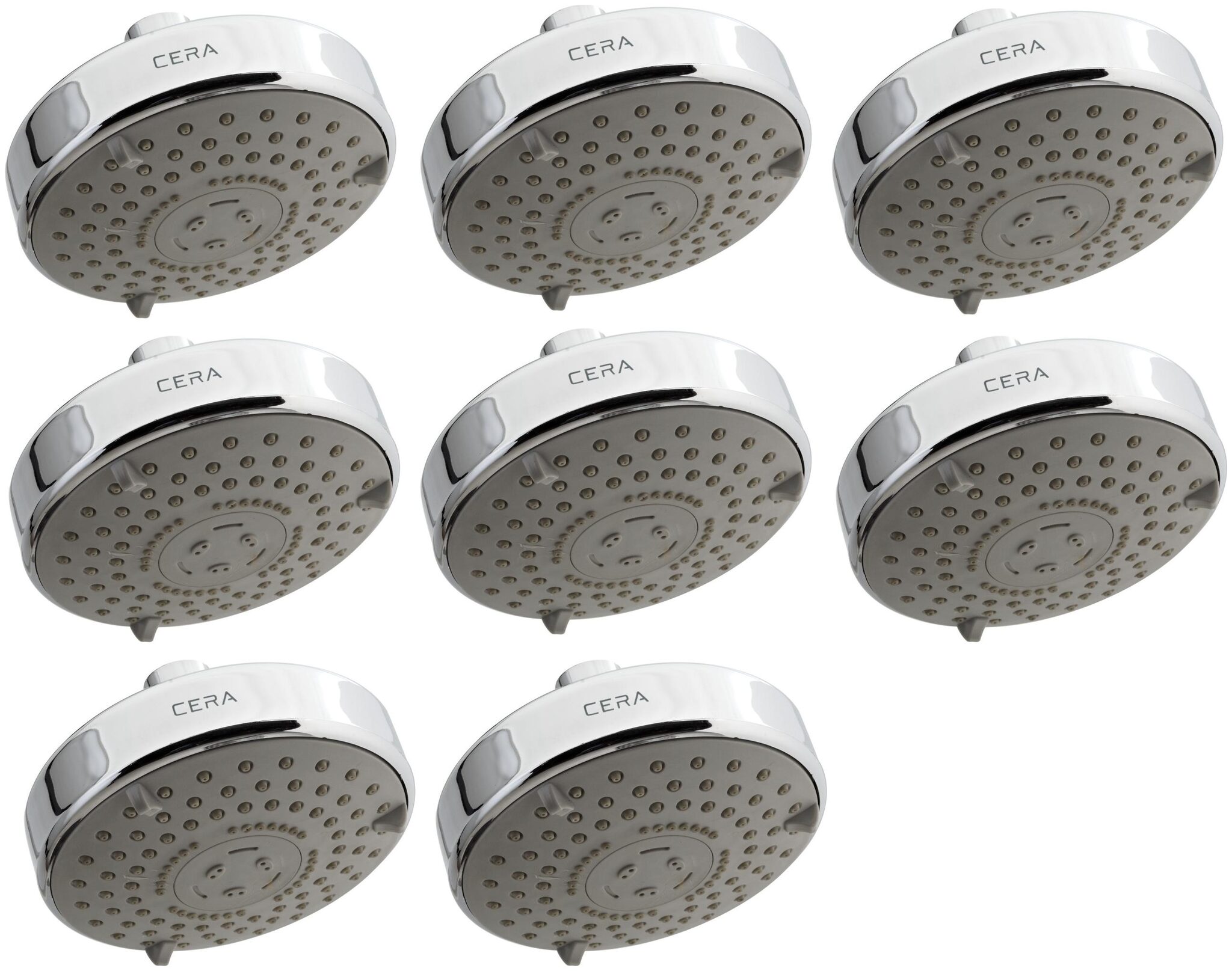 

CERA - Overhead Shower 95 mm (4 Inches) with 3 Flow Set of 8 pcs