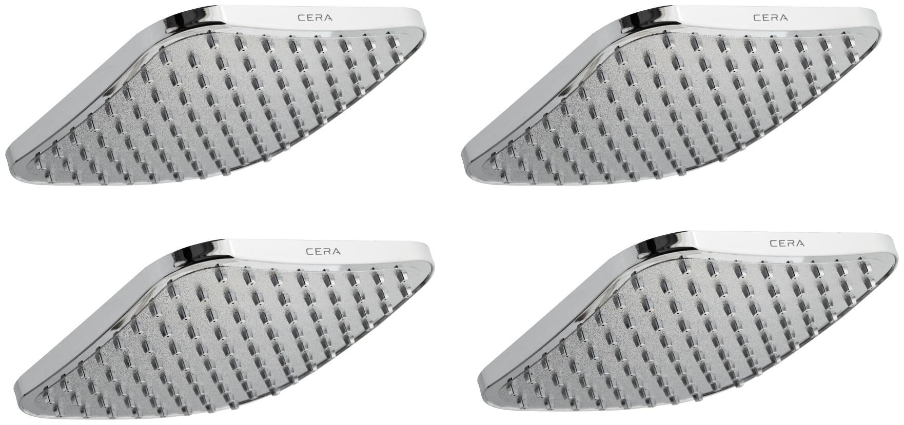 

CERA - Overhead rain shower square 180 x 180 mm (7 x 7 ) Set of 4 pcs