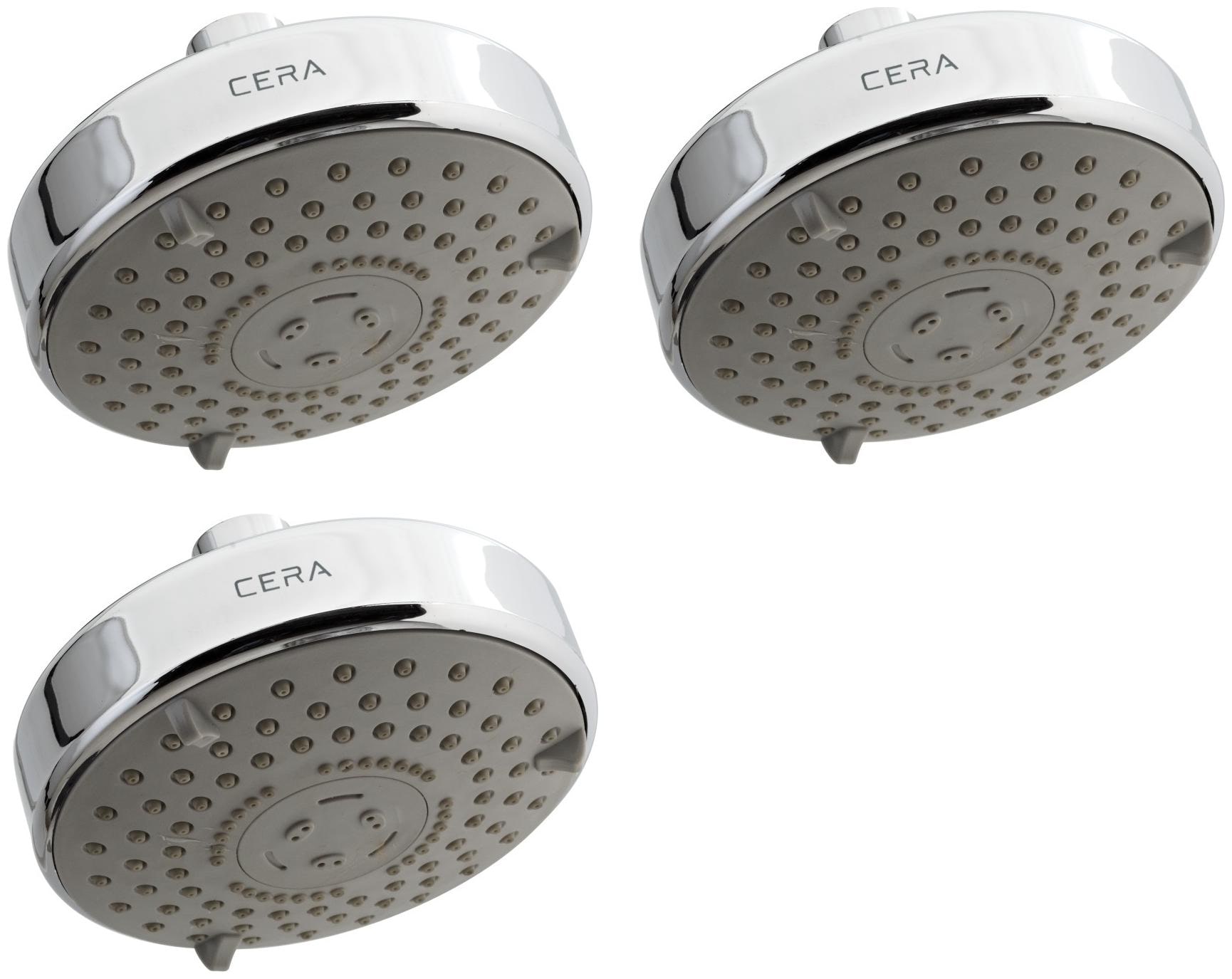 

CERA - Overhead Shower 120 mm (5 Inches) with 3 Flow Set of 3 pcs