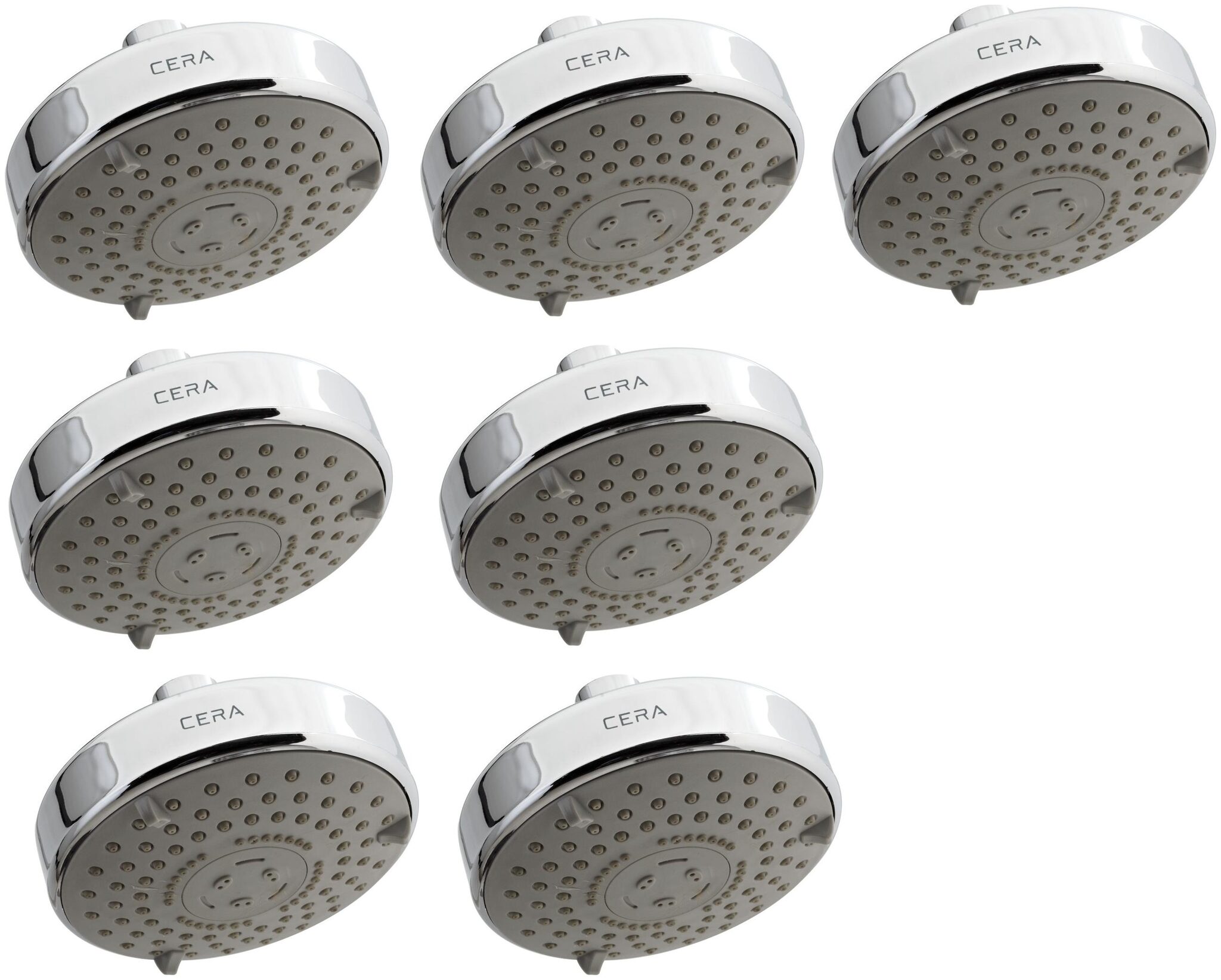 

CERA - Overhead Shower 120 mm (5 Inches) with 3 Flow Set of 7 pcs