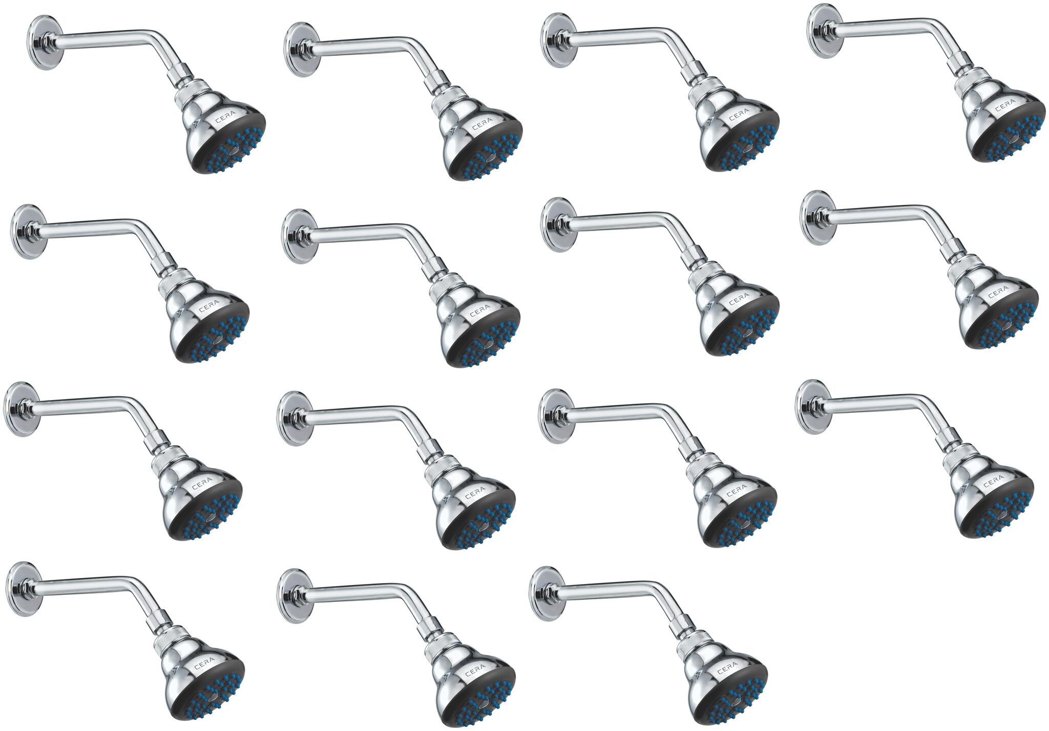 

CERA - Overhead Shower 85 mm (3 5 inch) dia with Single Flow and 12 inch Shower Arm Set of 15 pcs