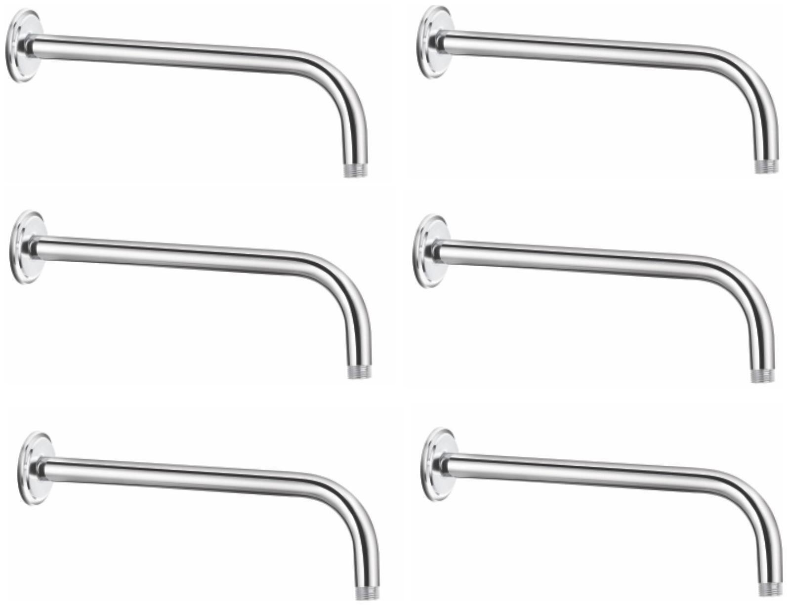 

CERA - Overhead Shower Arm 380 MM (15 inch) with Wall Flanges Set of 6 pcs