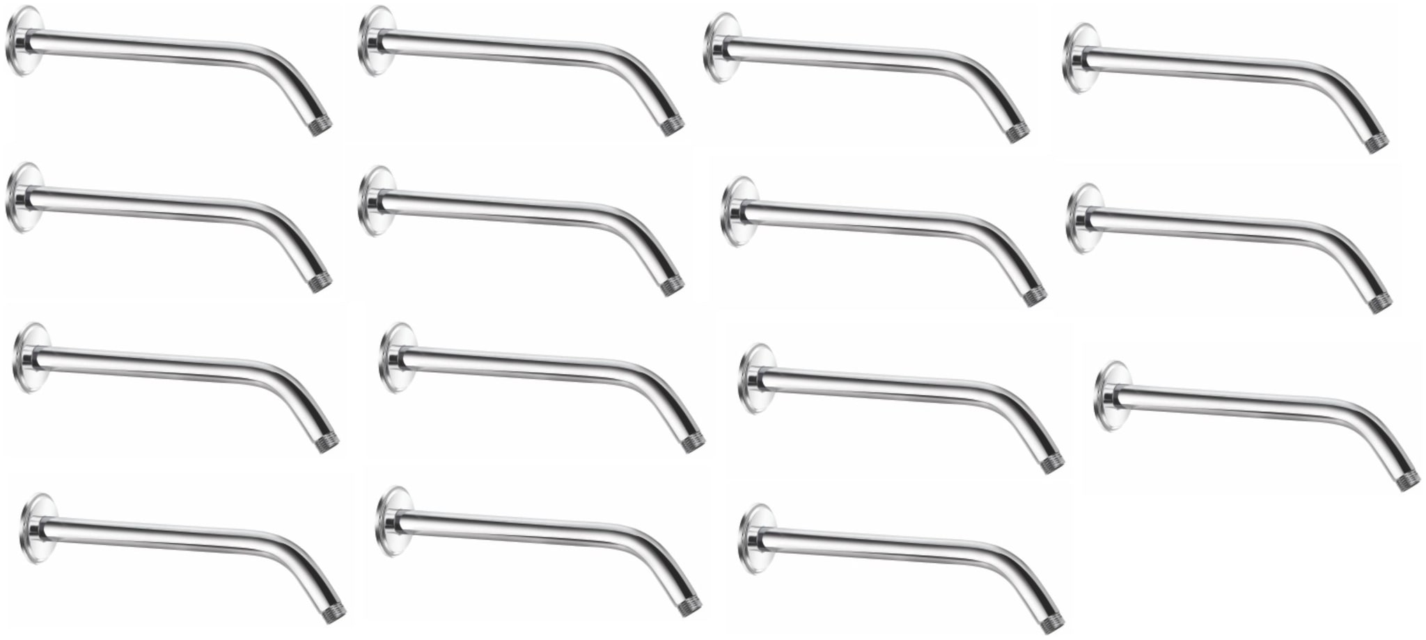

CERA - Overhead Shower Arm 305 MM (12 inch) with Wall Flanges Set of 15 pcs