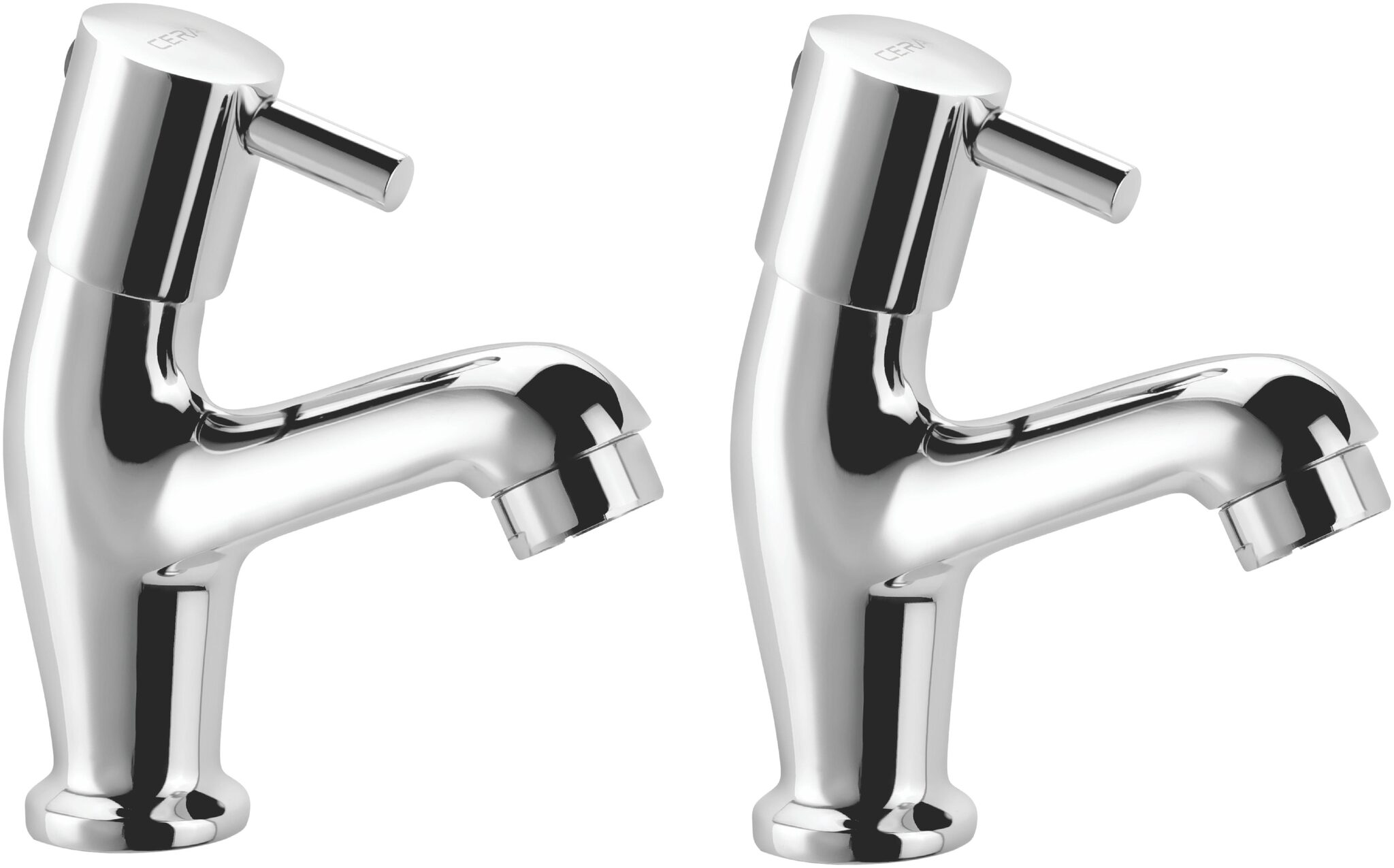

CERA - Pillar Cock High Neck with Aerator Set of 2 pcs (Type - Garnet)
