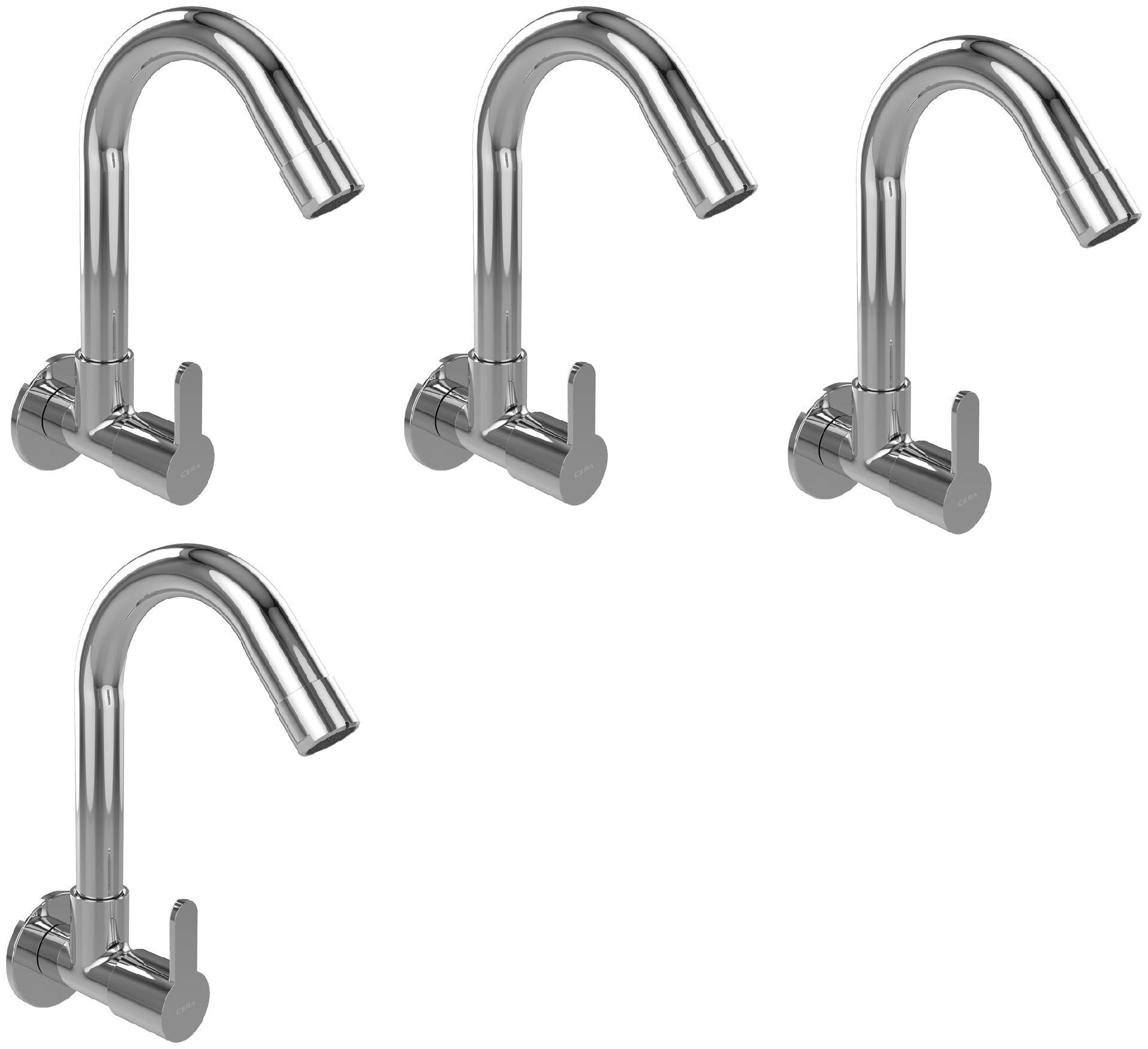 

Cera Wall Mount Brass Wall Taps ( Handle Controlled )