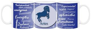 Ceramic Aries Zodiac Sign Coffee Mug by AshvahTM - MUG360
